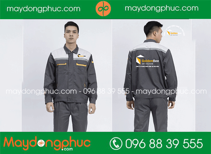 May đồng phục bảo hộ Công ty CP Nghệ thuật sáng tạo ong vàng | May dong phuc bao ho