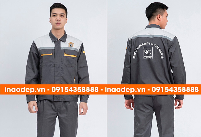 May đồng phục bảo hộ Công ty TNHH Đầu tư và phát triển gỗ Nam Cường | May dong phuc bao ho
