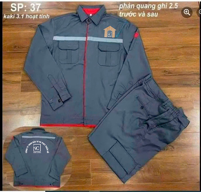 May đồng phục bảo hộ Công ty TNHH Đầu tư và phát triển gỗ Nam Cường | May dong phuc bao ho