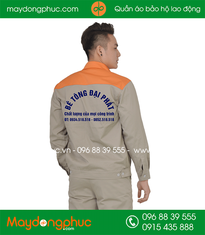 May đồng phục bảo hộ Bê tông Đại Phát | May dong phuc bao ho