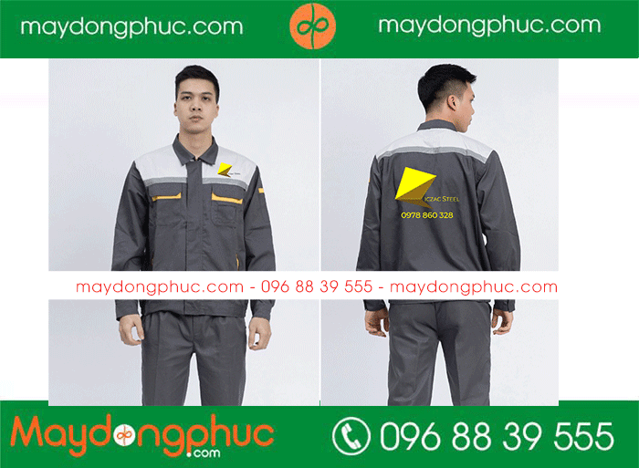May đồng phục bảo hộ Công ty Iczac Steel | May dong phuc bao ho