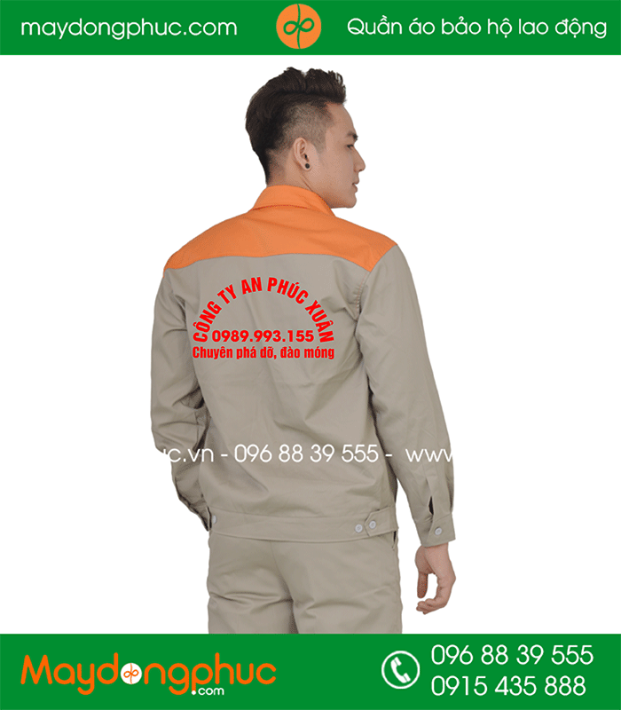 May đồng phục bảo hộ Công ty An Phúc Xuân | May dong phuc bao ho