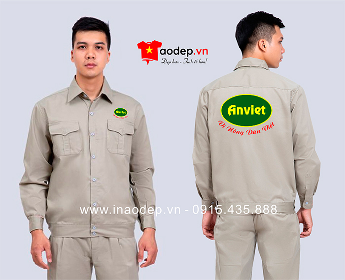 May đồng phục bảo hộ Công ty An Việt | May dong phuc bao ho