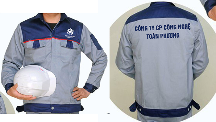 May đồng phục bảo hộ Công ty CP Công nghệ Toàn Phương | May dong phuc bao ho