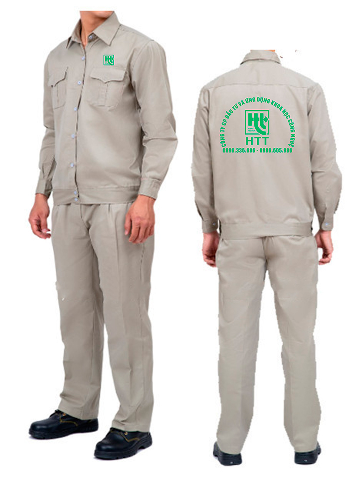 May đồng phục bảo hộ Công ty CP đầu tư và ứng dụng khoa học công nghệ HTT | May dong phuc bao ho