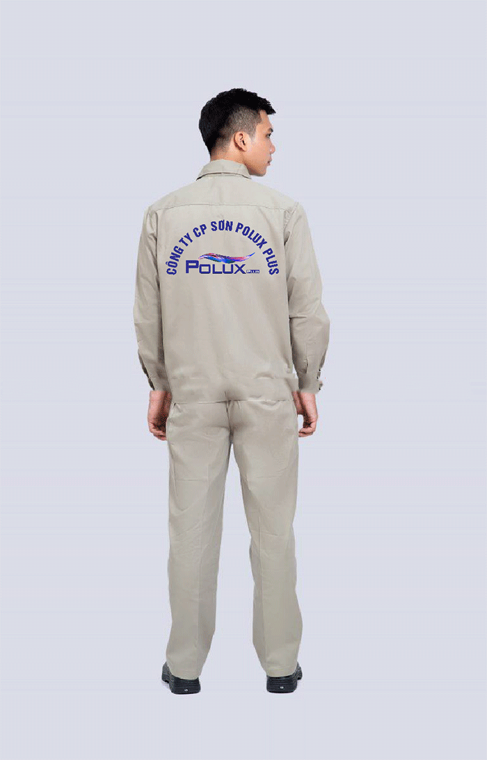 May đồng phục bảo hộ Công ty CP Sơn Polux Plus | May dong phuc bao ho