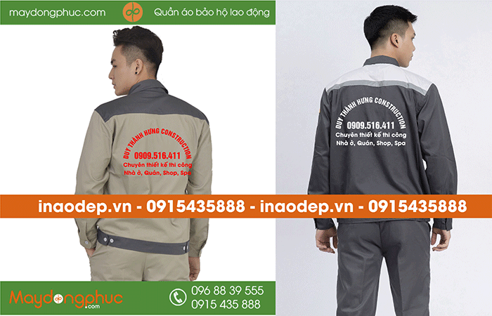 May đồng phục bảo hộ Công ty Duy Thành Hưng Construction | May dong phuc bao ho