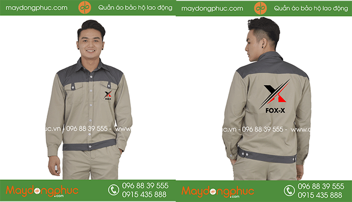 May đồng phục bảo hộ Công ty FOX-X | May dong phuc bao ho