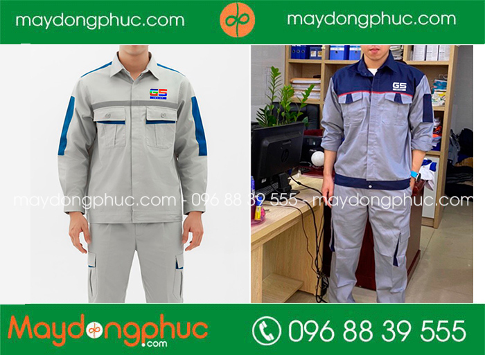 May đồng phục bảo hộ Công ty GS Invest | May dong phuc bao ho