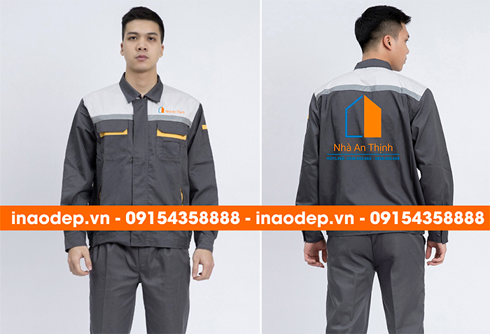 May đồng phục bảo hộ Công ty Nhà An Thịnh | May dong phuc bao ho