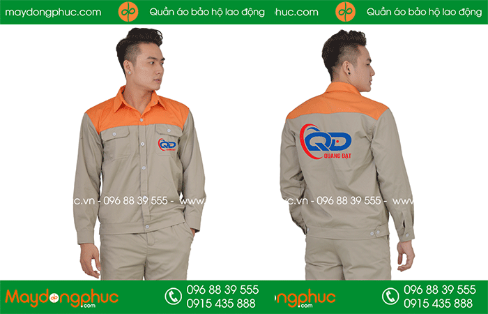 May đồng phục bảo hộ Công ty Quang Đạt | May dong phuc bao ho