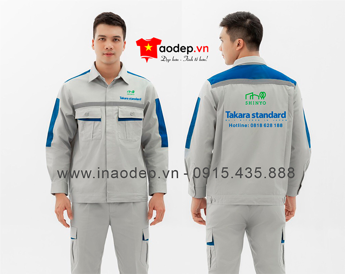 May đồng phục bảo hộ Công ty Takara Standard | May dong phuc bao ho