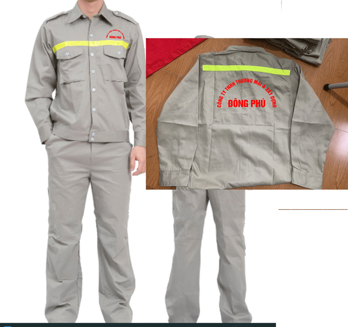 May đồng phục bảo hộ Công ty TNHH TMXD Đông Phú | May dong phuc bao ho