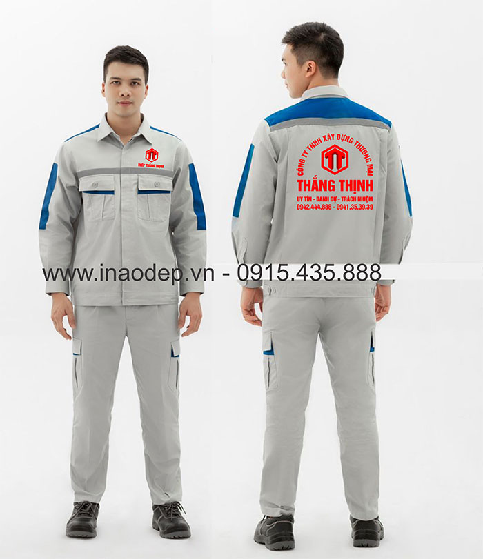 May đồng phục bảo hộ Công ty TNHH xây dựng thương mại Thắng Thịnh | May dong phuc bao ho