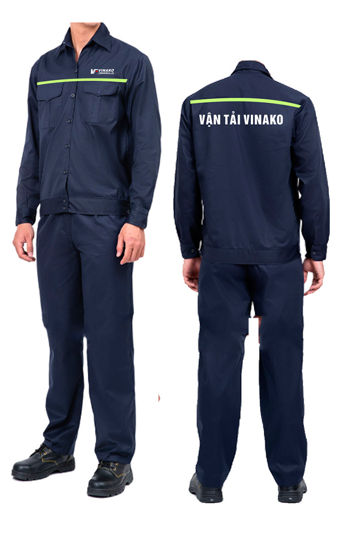 May đồng phục bảo hộ Công ty Vận tải Vinako | May dong phuc bao ho