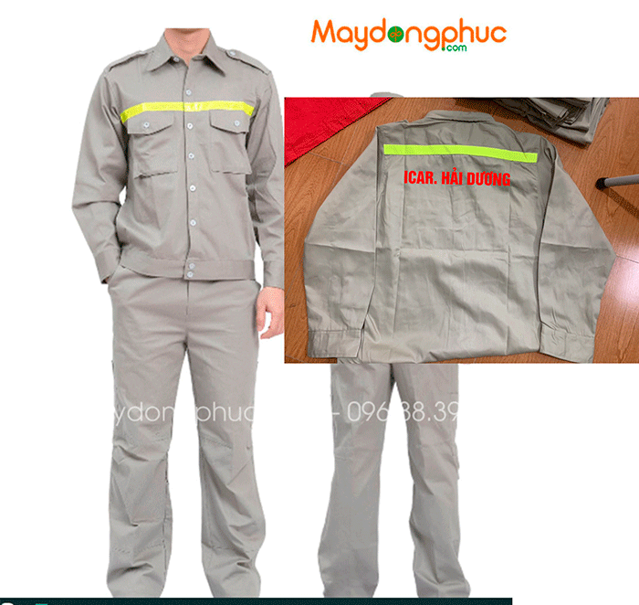  May đồng phục bảo hộ ICAR.Hải Dương | May dong phuc bao ho