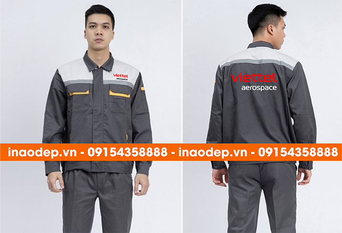 May đồng phục bảo hộ Viettel Aerospace | May dong phuc bao ho