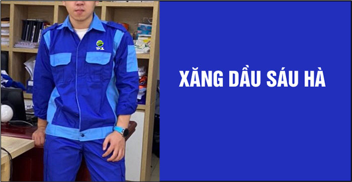 May đồng phục bảo hộ Xăng dầu Sáu Hà | May dong phuc bao ho