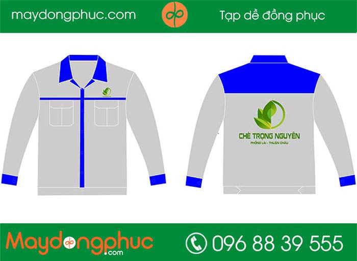 May đồng phục bảo hộ Công ty Chè Trọng Nguyên | May ao bao ho dong phuc