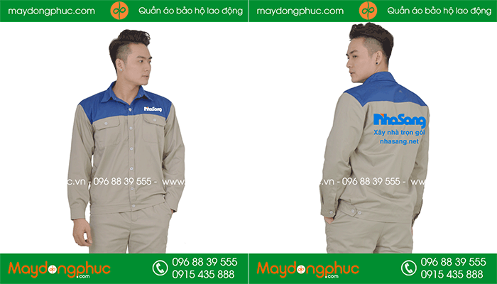 May áo bảo hộ Công ty Nhà Sang | May ao bao ho dong phuc