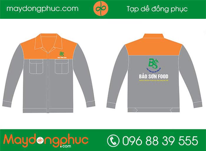 May áo bảo hộ Công ty Bảo Sơn Food | May dong phuc bao ho