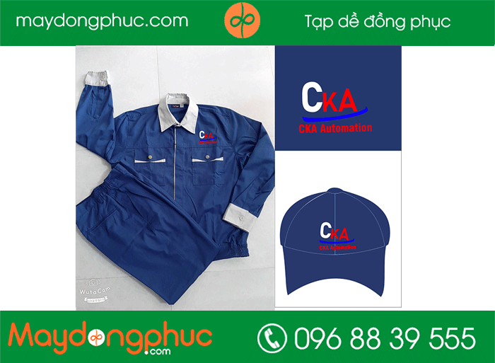 May áo bảo hộ Công ty CKA Automation | May ao bao ho dong phuc