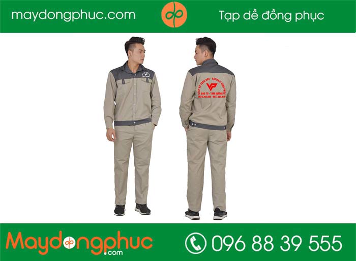 May áo bảo hộ công ty CP bê tông 689 | May ao bao ho dong phuc