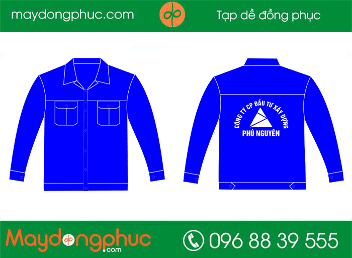May áo bảo hộ Công ty CP đầu tư xây dựng Phú Nguyên | May dong phuc bao ho
