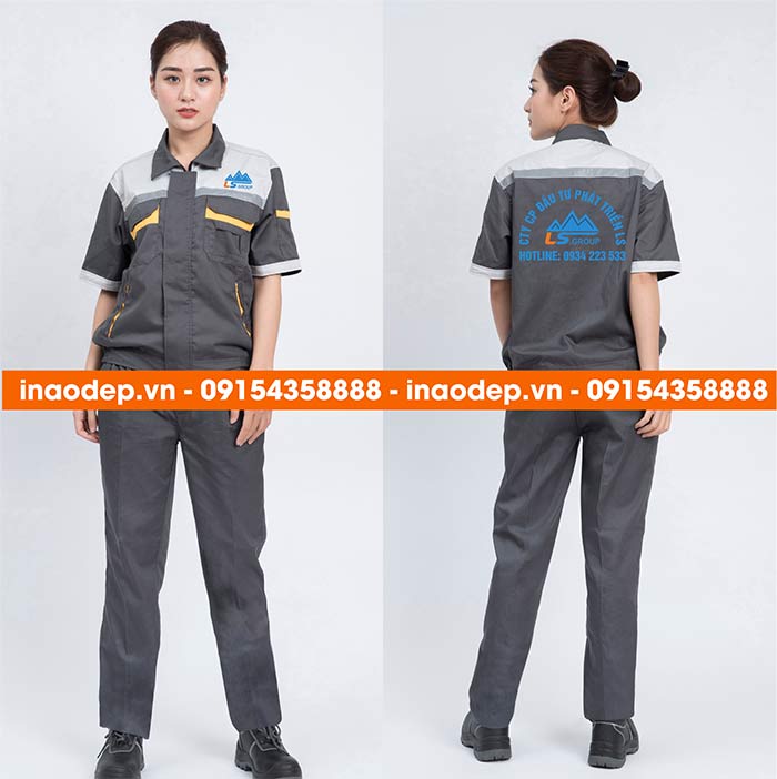 May áo bảo hộ công ty CP đầu tư phát triển LS | May ao bao ho dong phuc