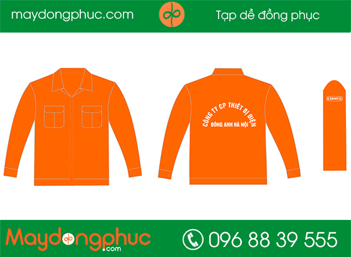 May áo bảo hộ Công ty CP Thiết bị điện Đông Anh Hà Nội | May ao bao ho dong phuc