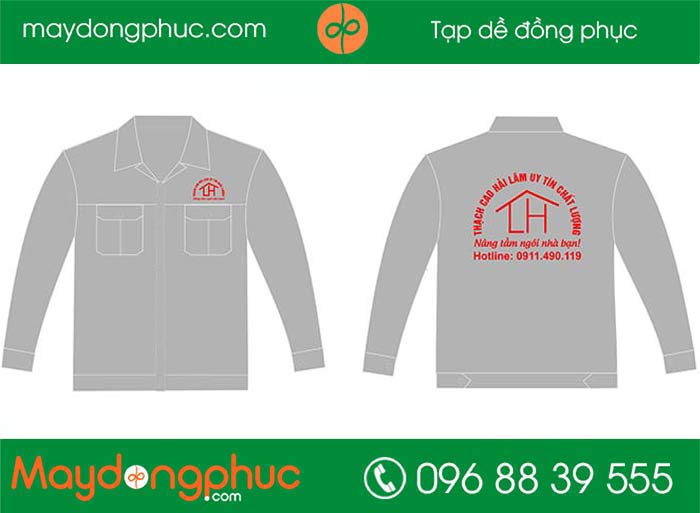 May áo bảo hộ Công ty Thạch cao Hải Lâm | May dong phuc bao ho
