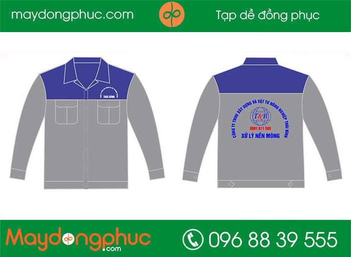 May áo bảo hộ Công ty TNHH Xây dựng & Vật tư nông nghiệp Thái Bình | May dong phuc bao ho
