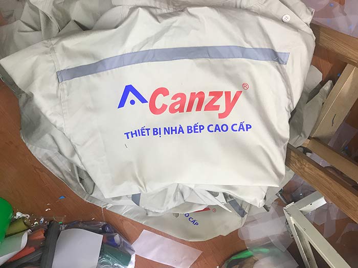 May áo bảo hộ Thiết bị nhà bếp Canzy | May dong phuc bao ho