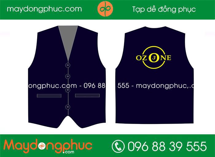 May áo gile Công ty OZ One | May ao gile dong phuc