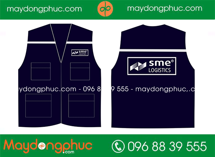May áo gile Công ty SME Logistics | May ao gile dong phuc
