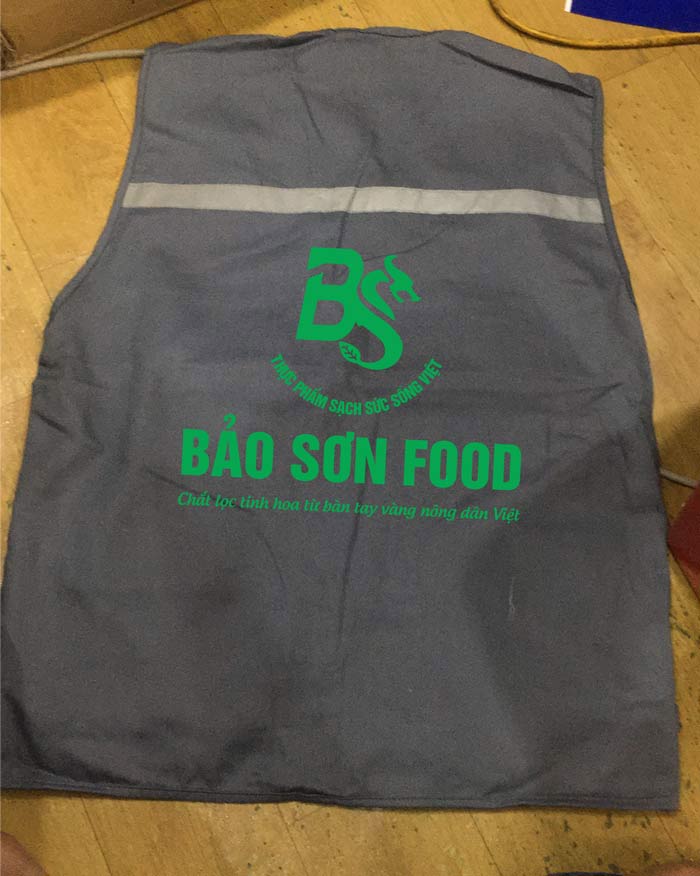 May áo gile đồng phục Công ty Bảo sơn food | May ao gile dong phuc