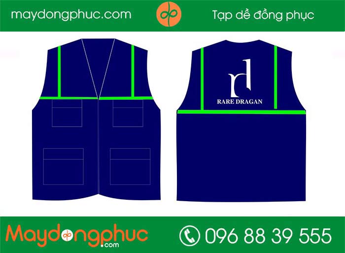 May áo gile đồng phục Công ty Rare Dragan | May ao gile dong phuc