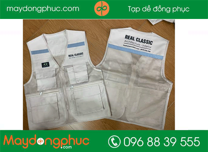 May áo gile đồng phục Công ty Real Classic | May ao gile dong phuc