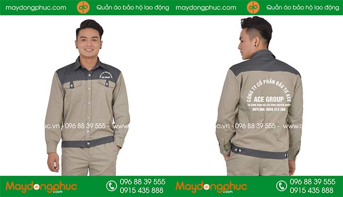 May đồng phục bảo hộ Công ty CP Đầu tư ACE | May dong phuc bao ho