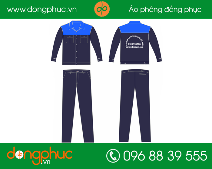 May đồng phục bảo hộ công ty cổ phần Hitech Việt Nam | May dong phuc bao ho