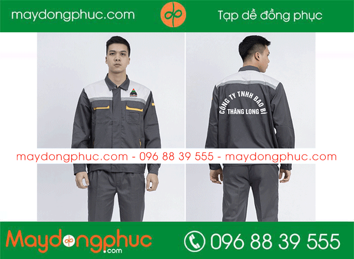 May đồng phục bảo hộ Công ty TNHH bao bì Thăng Long | May dong phuc bao ho