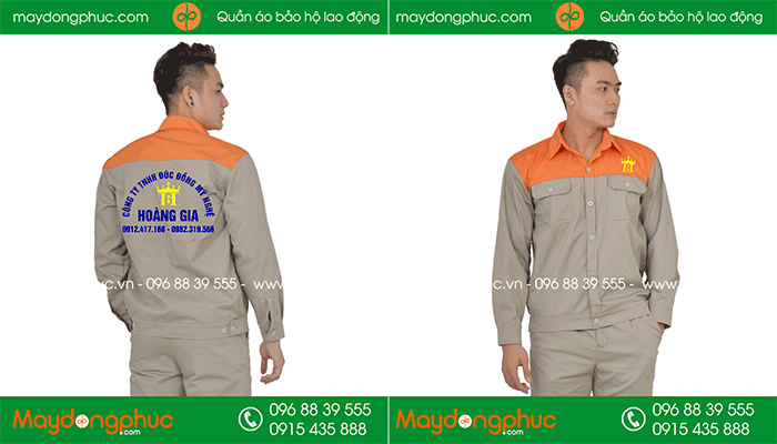 May đồng phục bảo hộ Công ty TNHH Đúc đồng mỹ nghệ Hoàng Gia | May dong phuc bao ho