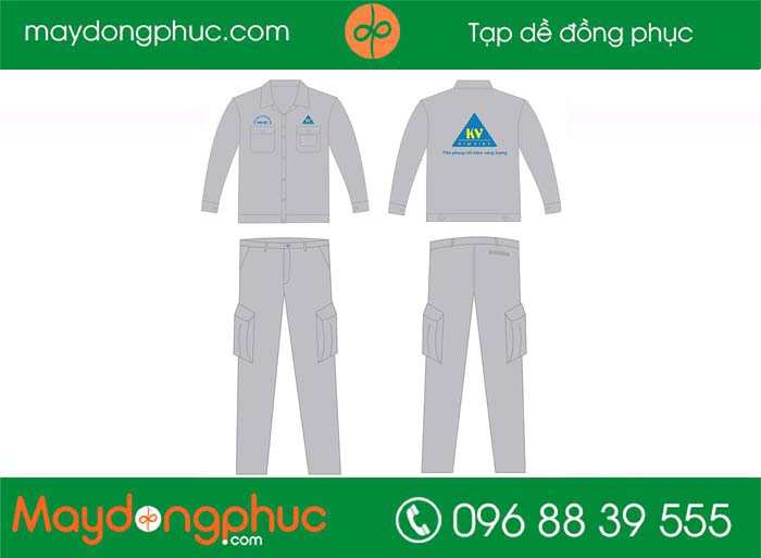 May đồng phục bảo hộ Công ty TNHH Tiết kiệm năng lượng Kim Việt | May dong phuc bao ho
