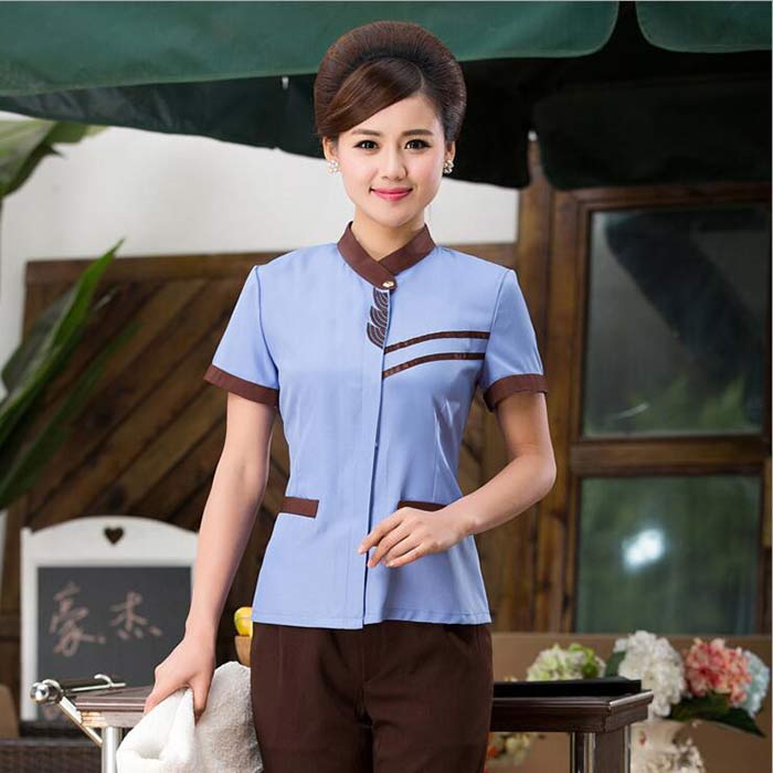 May đồng phục dọn vệ sinh khách sạn | May ao dong phuc