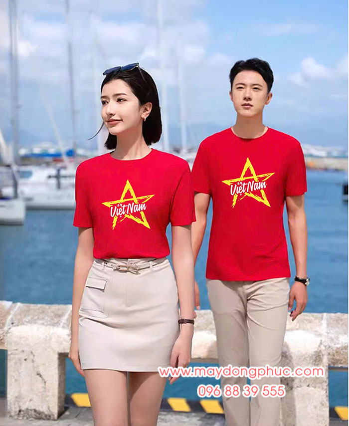 May Áo Cờ Đỏ Sao Vàng – Tự Hào Việt Nam | May ao co do sao vang