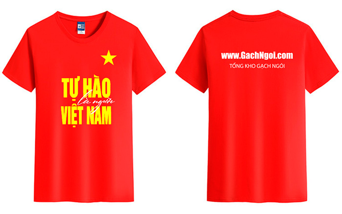 May áo phông Gachngoi.com - Tự hào là người Việt Nam | May ao phong dong phuc