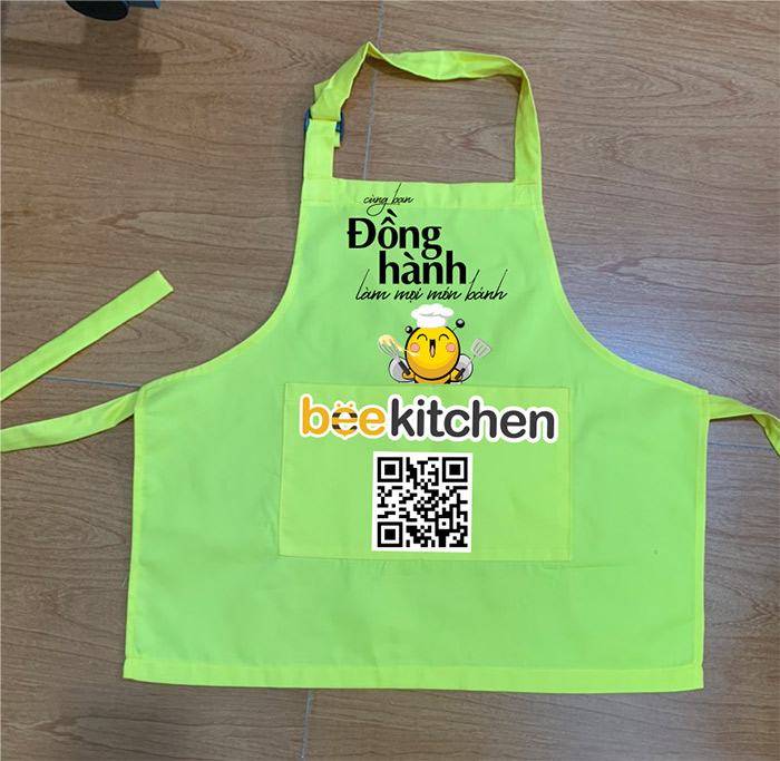 May tạp dề Quán Beekitchen | May tap de dong phuc