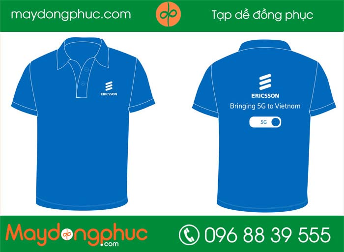 May áo công ty Ericsson | May ao phong dong phuc
