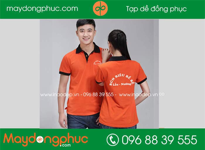 May áo phông Quán Bún riêu Bề bề  | May ao phong dong phuc