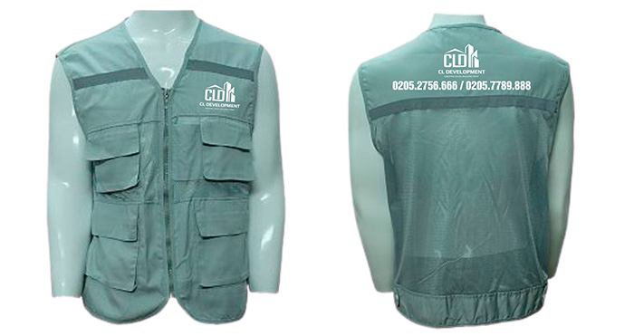 May áo gile Công ty CL Development | May ao gile dong phuc